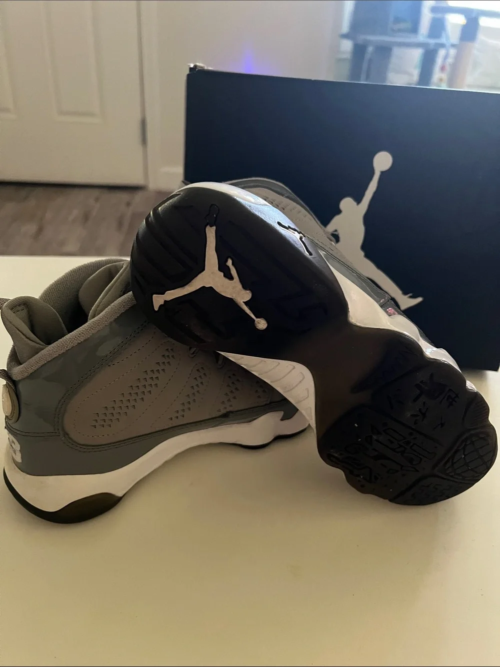 Jordan Air Jordan 9 Retro Box Label - Black, White, Grey